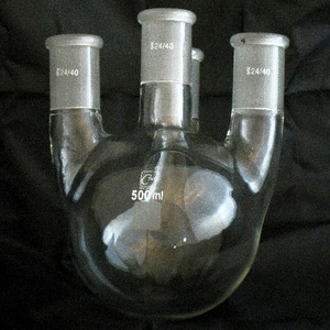 Flask, Heavy Wall, Round Bottom4-Neck