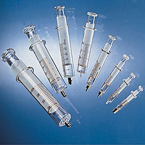 고급형 유리 주사기(Glass Syringe-Metal Luer-Lock Tip)